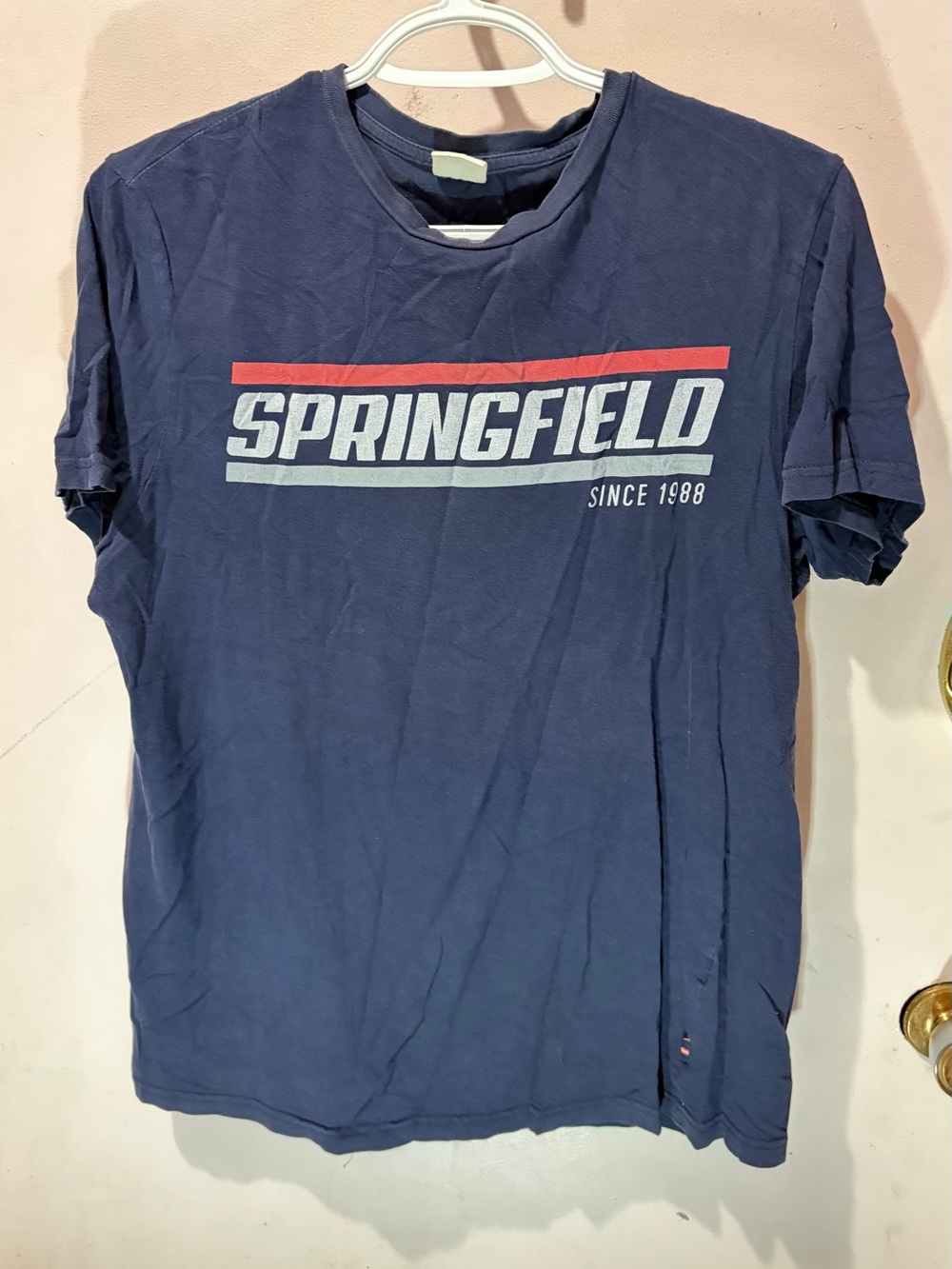 Men’s Short-Sleeve Logo Tee in Navy